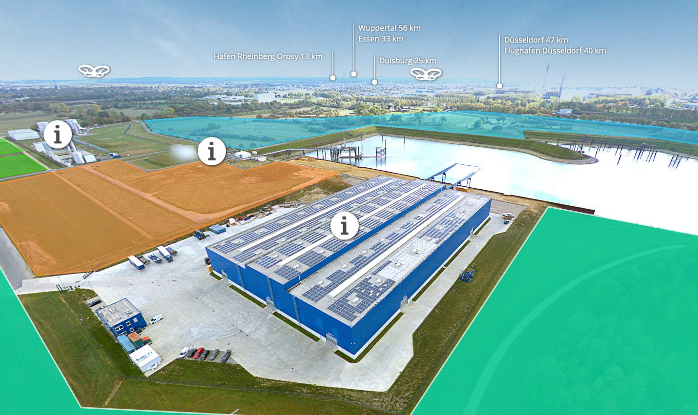 GIS-Tours – Deltaport Niederrheinhäfen Standortvermarktung