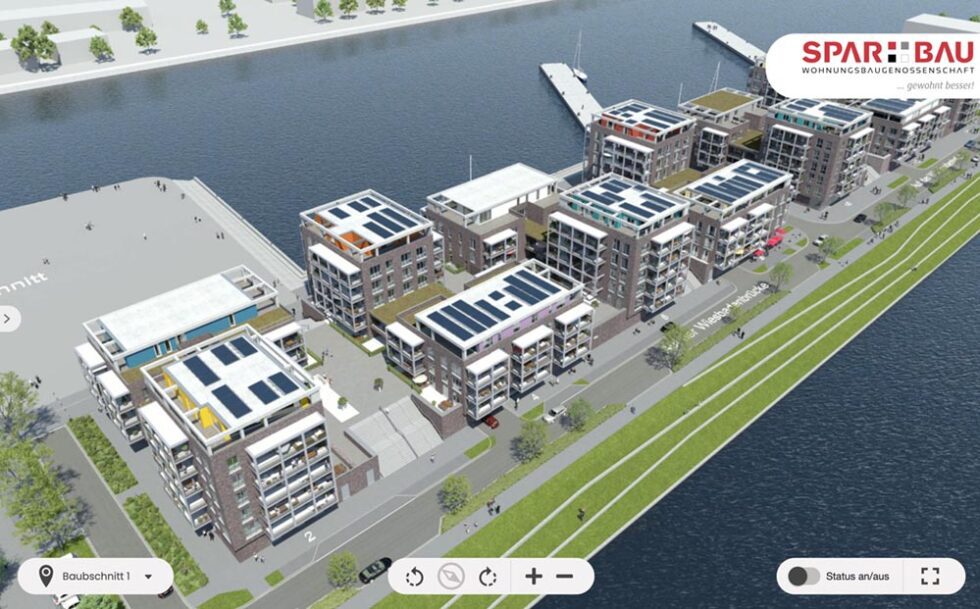 Wohnfinder-360 – Spar und Bau Wilhelmshaven Wiesbadenbrücke