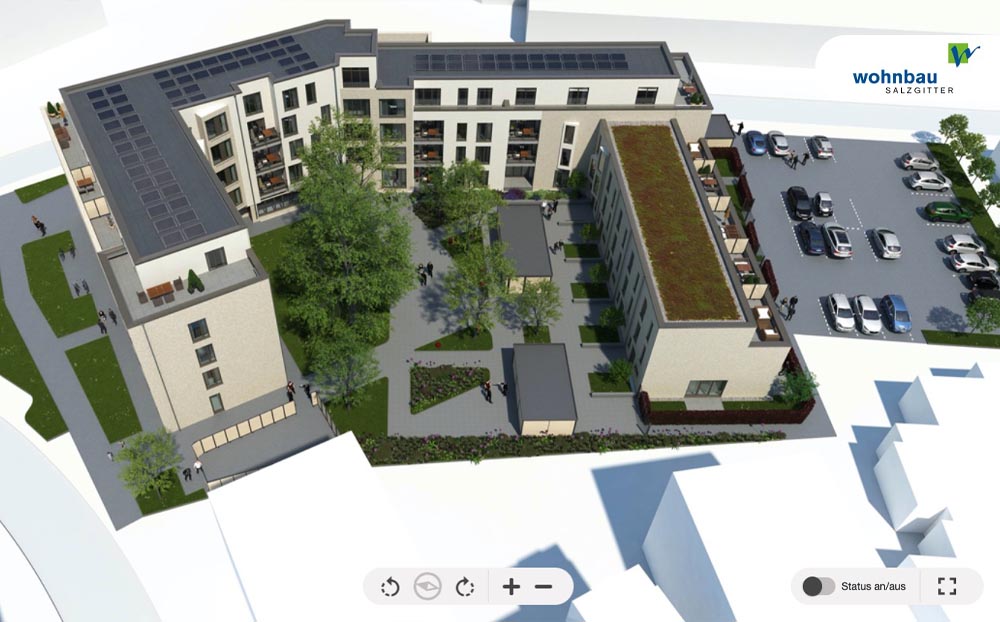 Wohnfinder-360 – Wohnbau Salzgitter Neubauprojekt