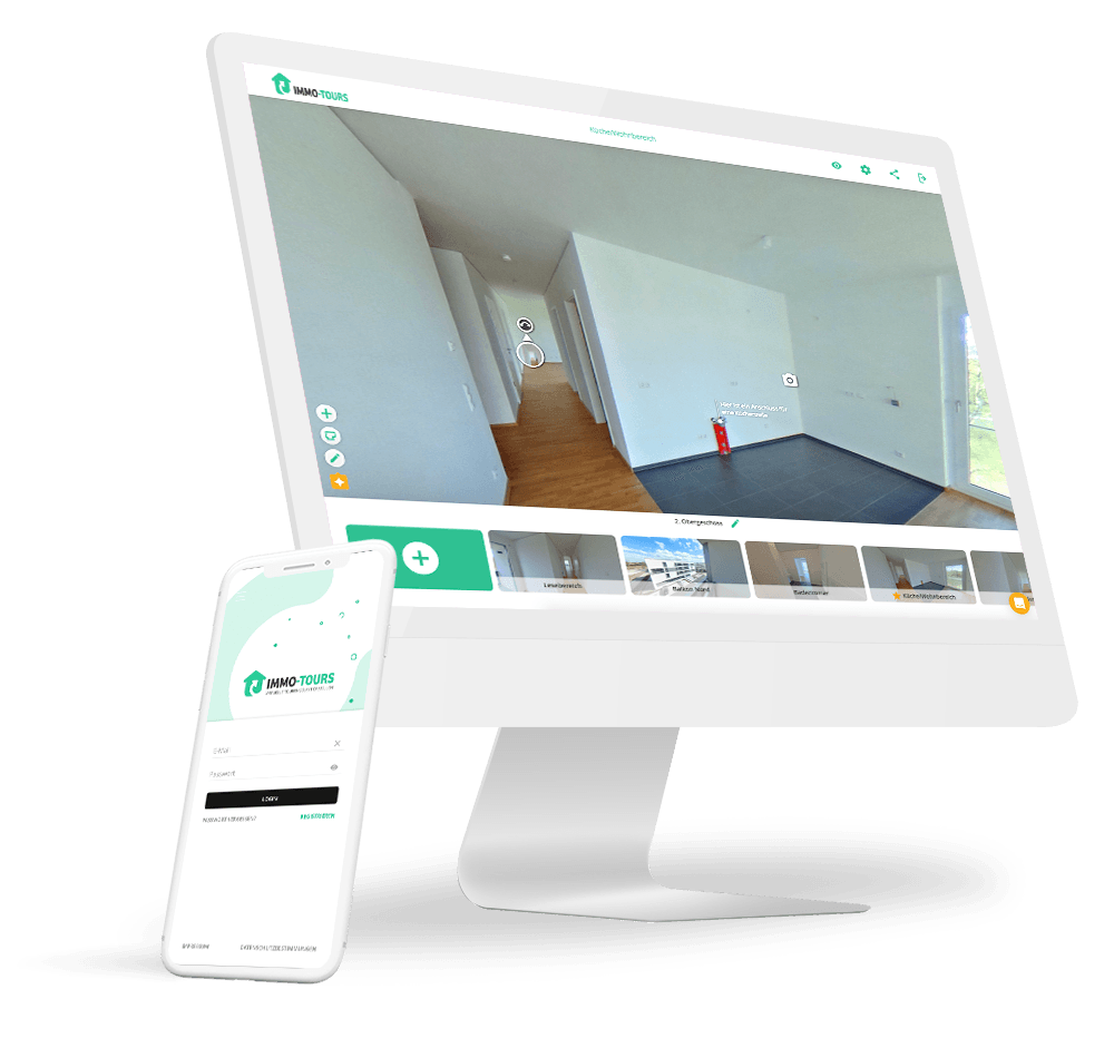 360 Grad Rundgang Software – Virtuelle Tour auf Desktop, Tablet und Smartphone